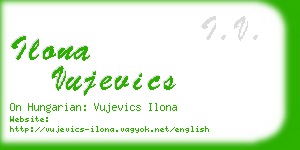 ilona vujevics business card